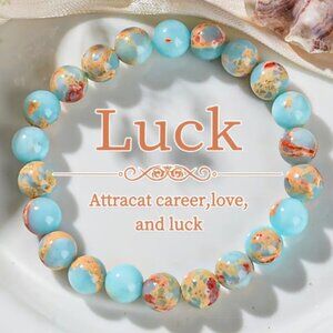 New Natural Blue Stone Bracelet